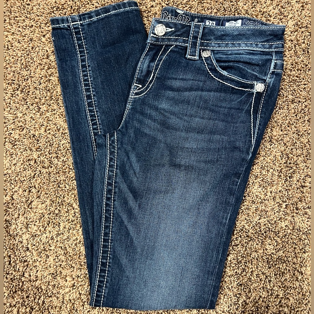 MissMe Mid-Rise Skinny Jeans - Sz 28